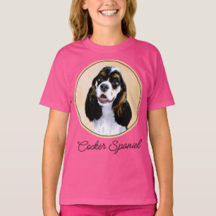 Camiseta Pintura De Cocker Spaniel (Participante) - Arte De