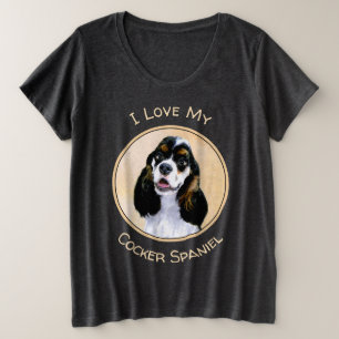 Camiseta Pintura De Cocker Spaniel (Participante) - Arte De