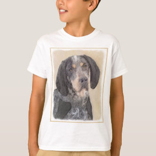 Camiseta Pintura de Connhound Bluetick - Cachorro Original 