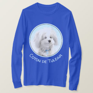 Camiseta Pintura de Coton de Tulear - Arte de Cão Original