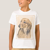 Pintura de Dachshund (Longhaired) - Arte de Cão Or