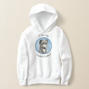 Camiseta Pintura de Deerhound Escocês - Arte de Cachorro Or