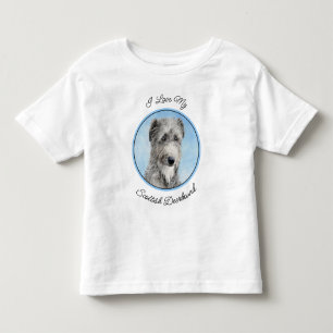 Camiseta Pintura de Deerhound Escocês - Arte de Cachorro Or