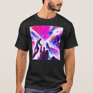 Camiseta Pintura de Fantasia Surreal Hallelujah
