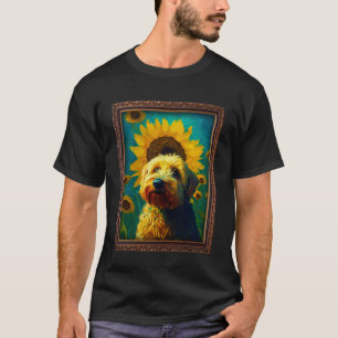 Camiseta Pintura De Flor De Girassol Mãe Mulheres Floral