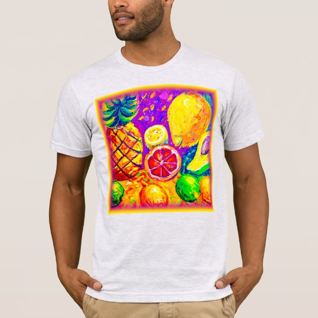 Camiseta Pintura de Frutas. Comprar Agora (Frente)
