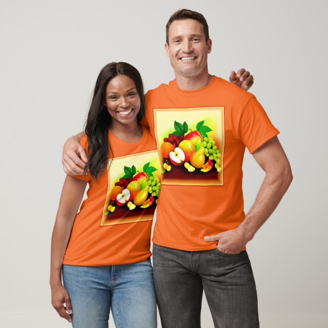 Camiseta Pintura de Frutas Tropicais. Comprar Agora (Unissex)