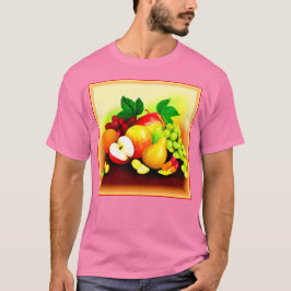 Camiseta Pintura de Frutas Tropicais. Comprar Agora