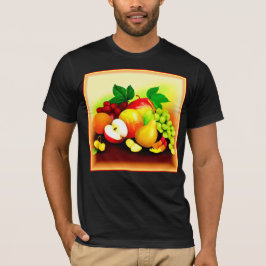Camiseta Pintura de Frutas Tropicais. Comprar Agora