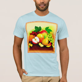 Camiseta Pintura de Frutas Tropicais. Comprar Agora