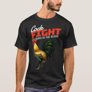 Camiseta Pintura de galo antiga