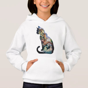 Camiseta Pintura de gatos-da-silhueta na Itália