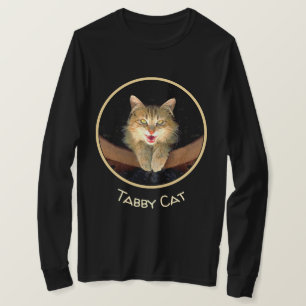 Camiseta Pintura de Gatos Loucos - Arte de Gato Original Bo