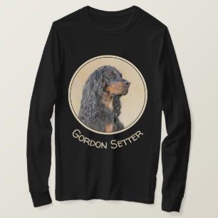 Camiseta Pintura de Gordon Setter - Arte de Cachorro Origin