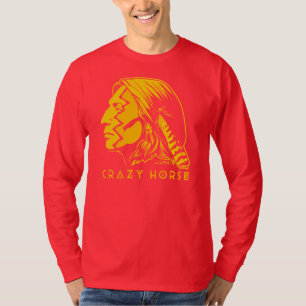 Camiseta Pintura de guerra louca do cavalo