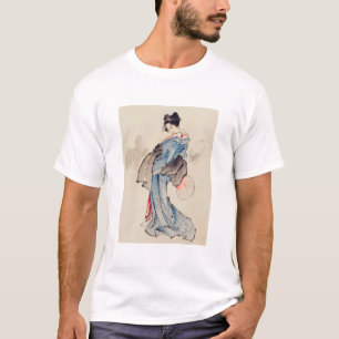 Camiseta pintura de Katsushika Hokusai