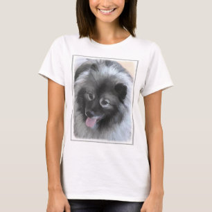 Camiseta Pintura de Keeshond Bailey - Arte de Cachorro Orig