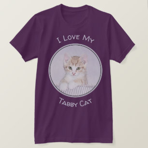 Camiseta Pintura de Kitten Orange Tabby - Arte Original par