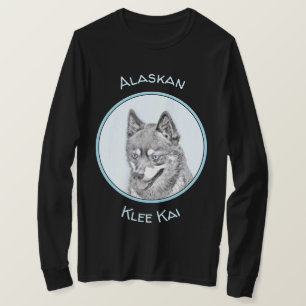 Camiseta Pintura de Klee Kai no Alasca - Arte de Cachorro O