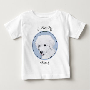 Camiseta Pintura de Kuvasz - Arte de Cachorro Original Boni