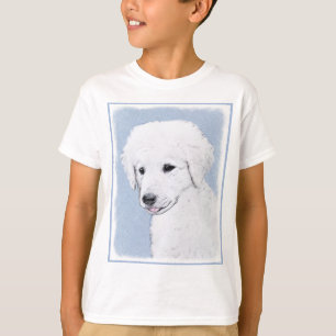 Camiseta Pintura de Kuvasz - Arte de Cachorro Original Boni