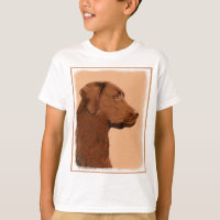 Pintura de Labrador Retriever (Chocolate) - Arte C