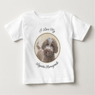 Camiseta Pintura de Lagotto Romagnolo - Arte de Cachorro Or
