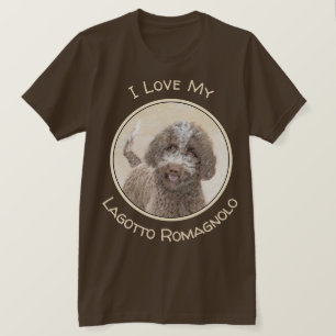 Camiseta Pintura De Lagotto Romagnolo - Arte De Cão Origin