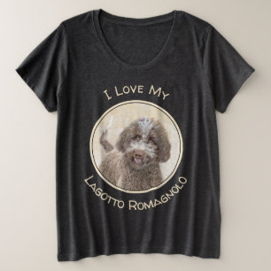 Camiseta Pintura De Lagotto Romagnolo - Arte De Cão Origin