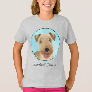 Camiseta Pintura de Lakeland Terrier - Arte de Cachorro Ori