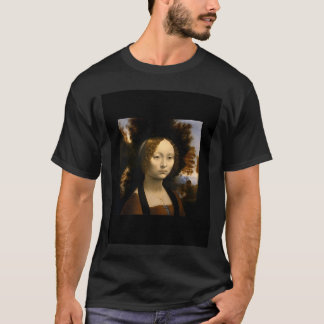Camiseta Pintura de Leonardo Da Vinci: Ginevra De'Benci, 14