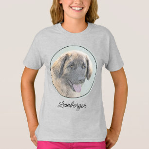 Camiseta Pintura de Leonberger - Arte de Cachorro Original 
