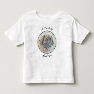 Camiseta Pintura de Leonberger - Arte de Cachorro Original 