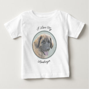 Camiseta Pintura de Leonberger - Arte de Cachorro Original