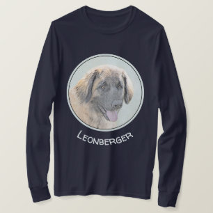 Camiseta Pintura de Leonberger - Arte de Cão Original Boni