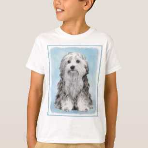 Camiseta Pintura De Lowchen - Arte De Cachorro Original Bon
