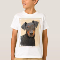 Pintura de Manchester Terrier Arte Animal Original