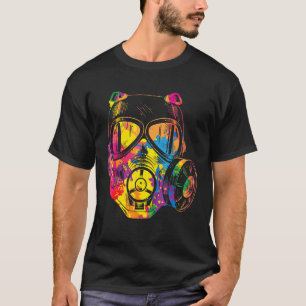 Camiseta Pintura de Máscara de Paintballer Fotografando Pin