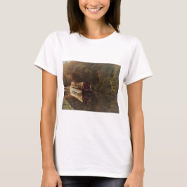 Camiseta Pintura de Narrowboat Britânica
