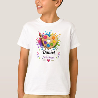Camiseta Pintura de Nome Personalizado, Arte Personalizada