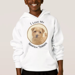 Camiseta Pintura de Norfolk Terrier - Arte Original de Cach