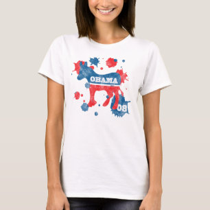 Camiseta Pintura de Obama