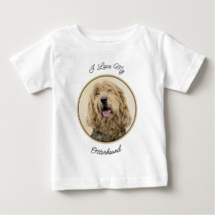 Camiseta Pintura de Otterhound - Arte de Cachorro Original 