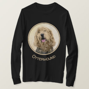 Camiseta Pintura De Otterhound - Arte De Cão Original Boni