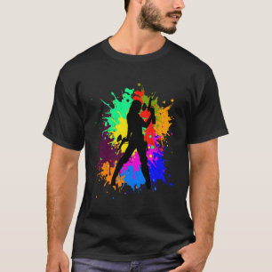 Camiseta Pintura de Paintball disparando contra avião do Pa