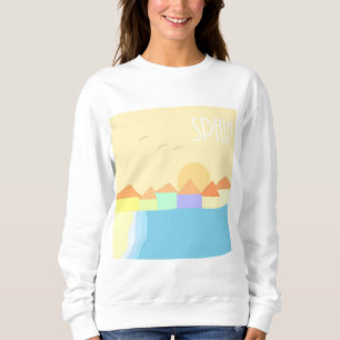 Camiseta pintura de paisagem espanha