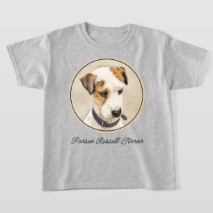 Camiseta Pintura de Parson Jack Russell Terrier - Arte Cani