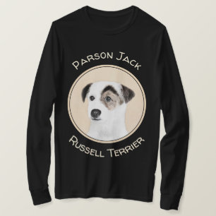 Camiseta Pintura de Parson Jack Russell Terrier - Arte Cani