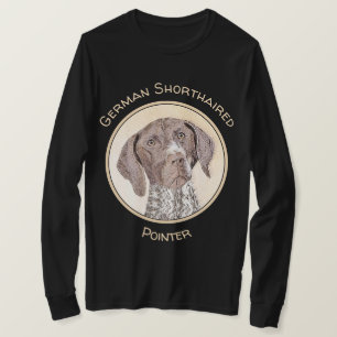 Camiseta Pintura de ponteiro em branco alemão - Arte origin