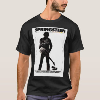 Camiseta Pintura de Poster do concerto Springsteen em 1975.